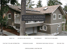 Tablet Screenshot of parnellpainting.com